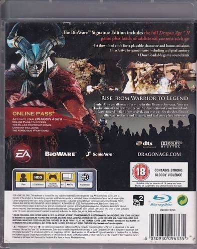 Dragon Age 2 - Bioware Signature Edition - PS3 (B Grade) (Genbrug)